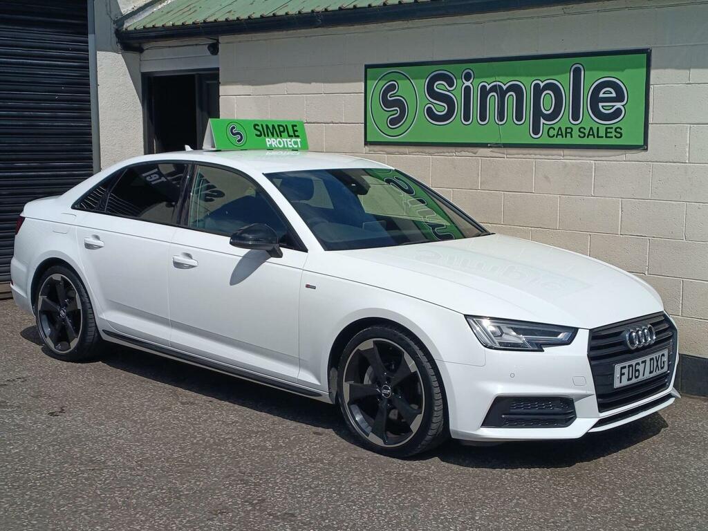 Audi A4 2.0 Tdi Black Edition Euro 6 Ss White