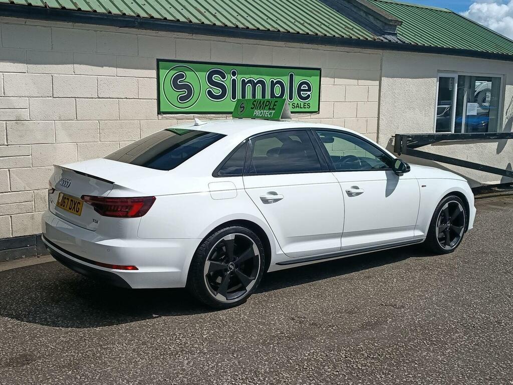 Audi A4 2.0 Tdi Black Edition Euro 6 Ss White #6