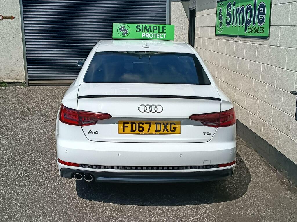Audi A4 2.0 Tdi Black Edition Euro 6 Ss White #3