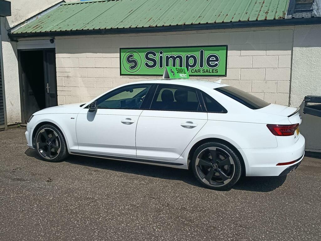 Audi A4 2.0 Tdi Black Edition Euro 6 Ss White #5