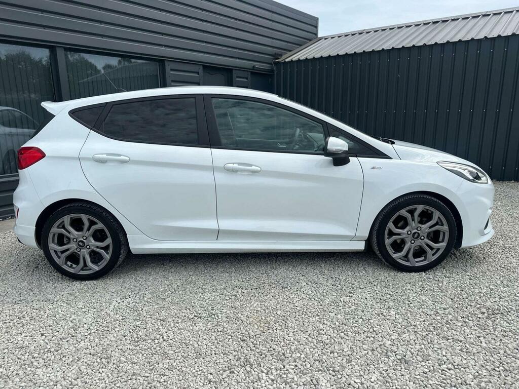 Ford Fiesta 1.0T Ecoboost St-line Euro 6 Ss 202020 GJ20AEY White #2