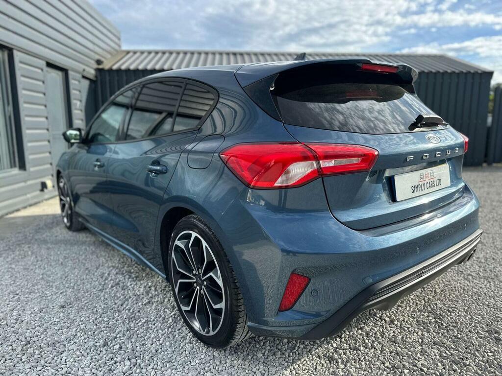 Ford Focus 1.0T Ecoboost St-line X Euro 6 Ss 201919 EK19YWW Blue #5