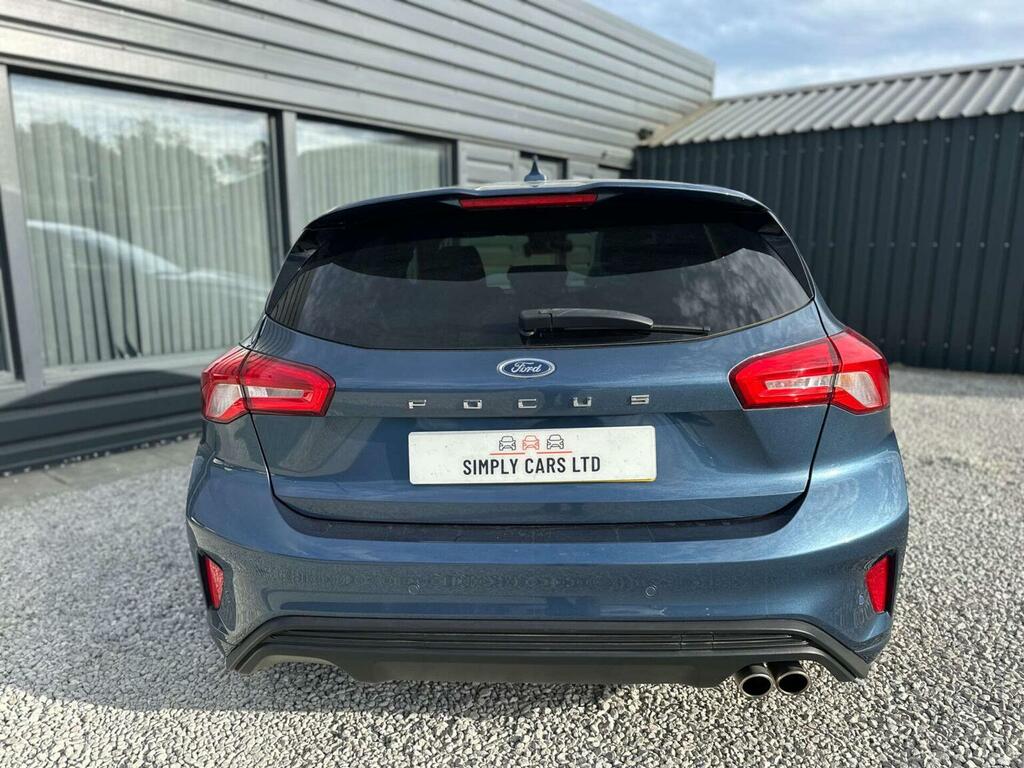 Ford Focus 1.0T Ecoboost St-line X Euro 6 Ss 201919 EK19YWW Blue #4