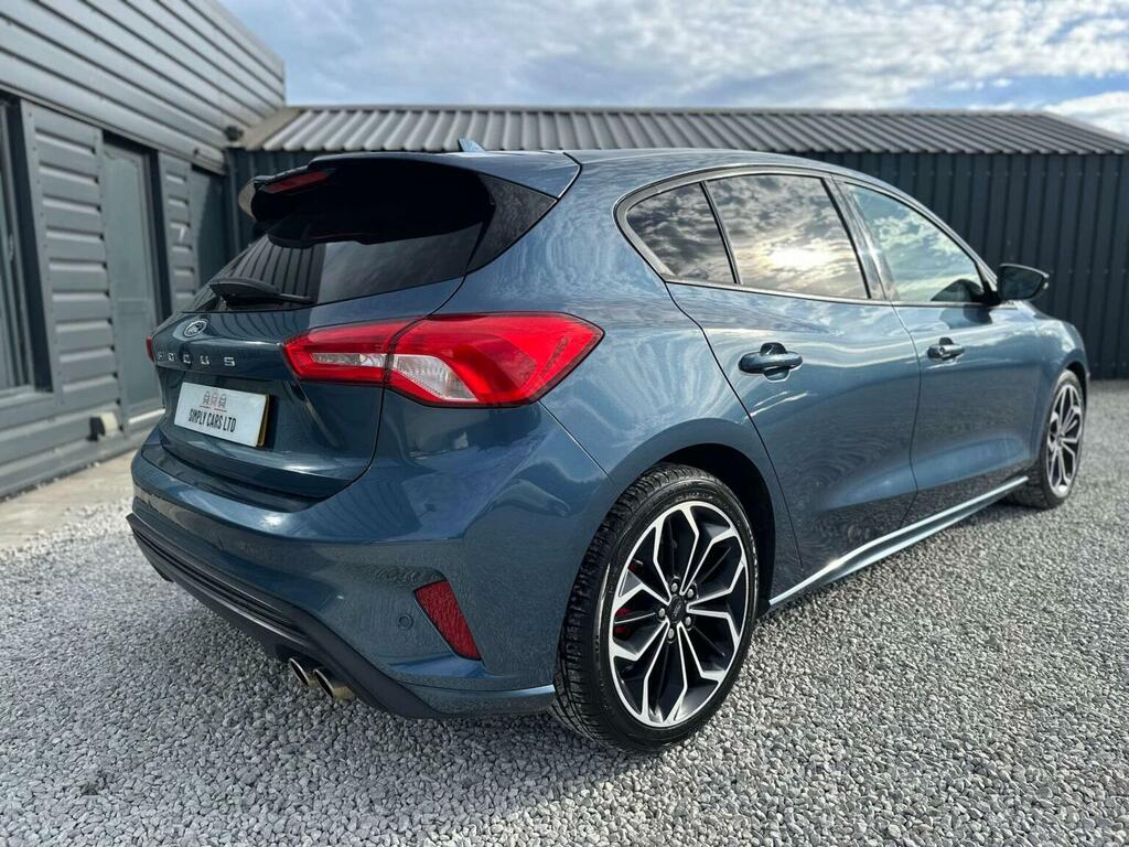 Ford Focus 1.0T Ecoboost St-line X Euro 6 Ss 201919 EK19YWW Blue #3