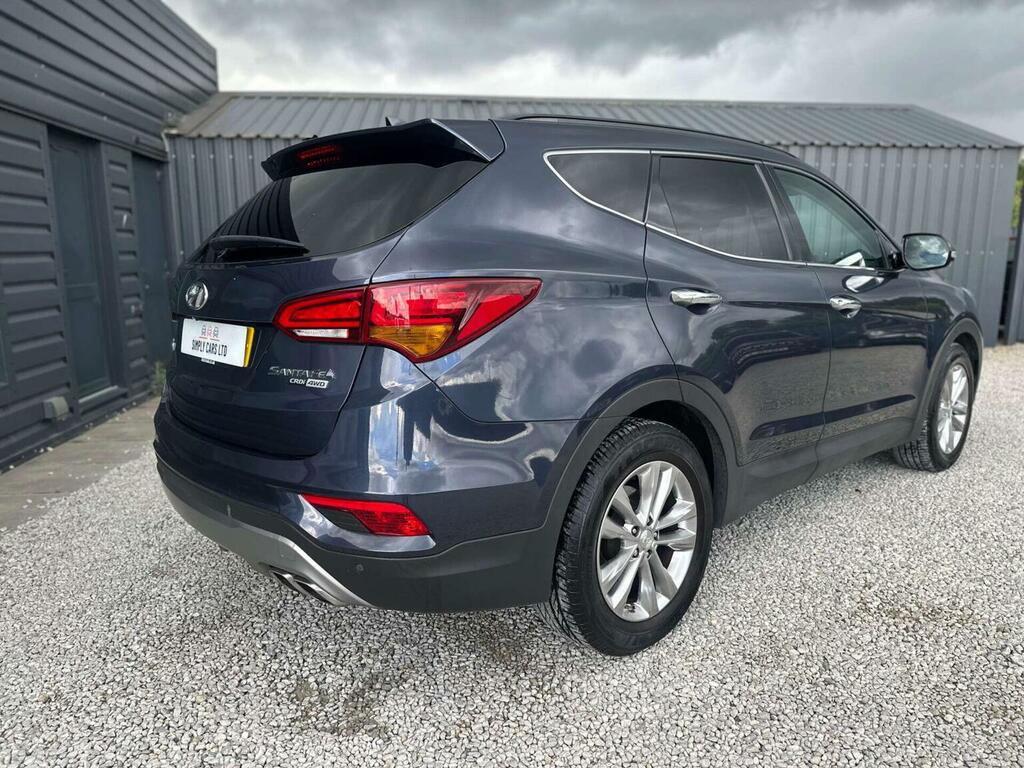 Hyundai Santa Fe 2.2 Crdi Blue Drive Premium 4Wd Euro 6 Ss MT67HYN Blue #3