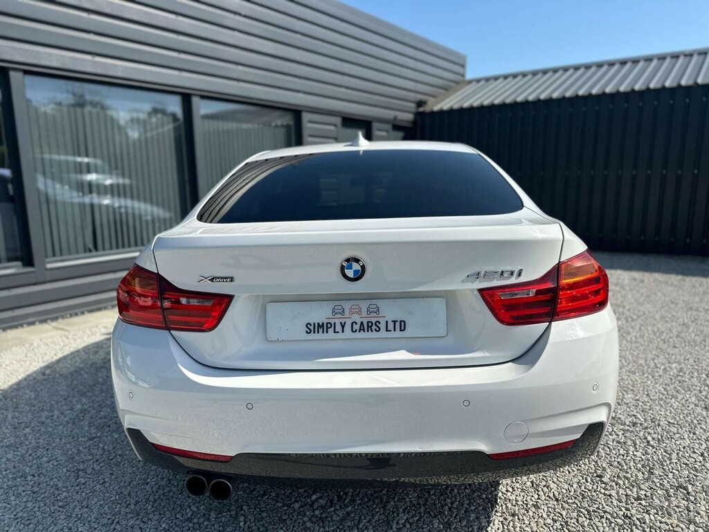 BMW 4 Series Gran Coupe 2.0 420I M Sport Xdrive Euro 6 Ss White #5