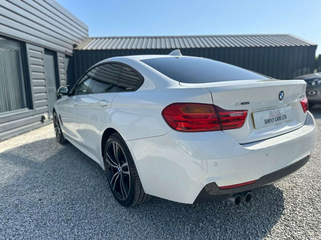 BMW 4 Series Gran Coupe 2.0 420I M Sport Xdrive Euro 6 Ss White #6