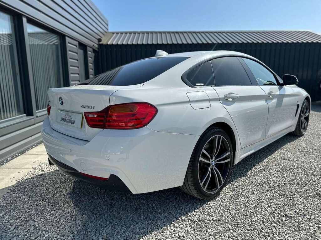 BMW 4 Series Gran Coupe 2.0 420I M Sport Xdrive Euro 6 Ss White #4