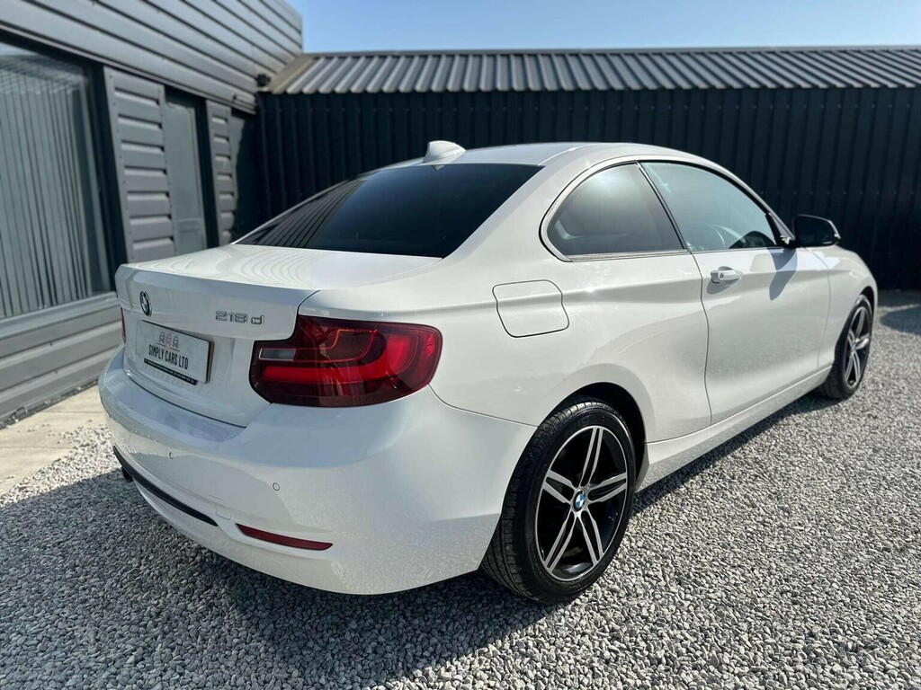 BMW 2 Series 2.0 218D Sport Euro 6 Ss White #3