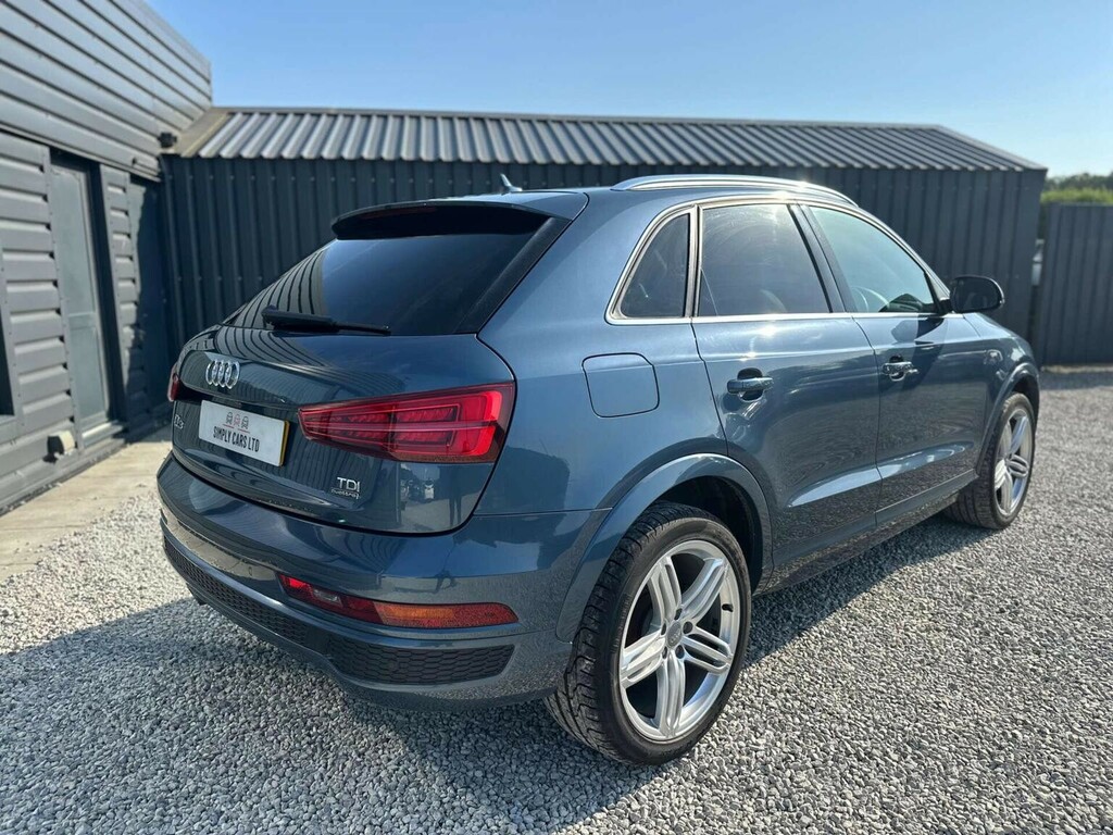 Audi Q3 2.0 Tdi S Line Plus S Tronic Quattro Euro 6 Ss Blue #3
