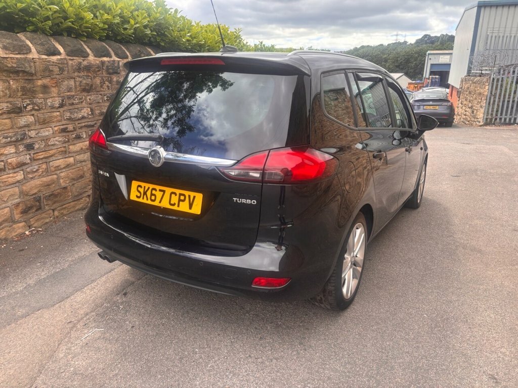 Vauxhall Zafira Tourer 1.4L Sri Nav SK67CPV Black #4