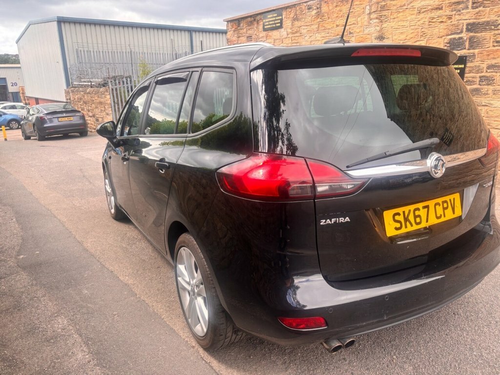 Vauxhall Zafira Tourer 1.4L Sri Nav SK67CPV Black #6