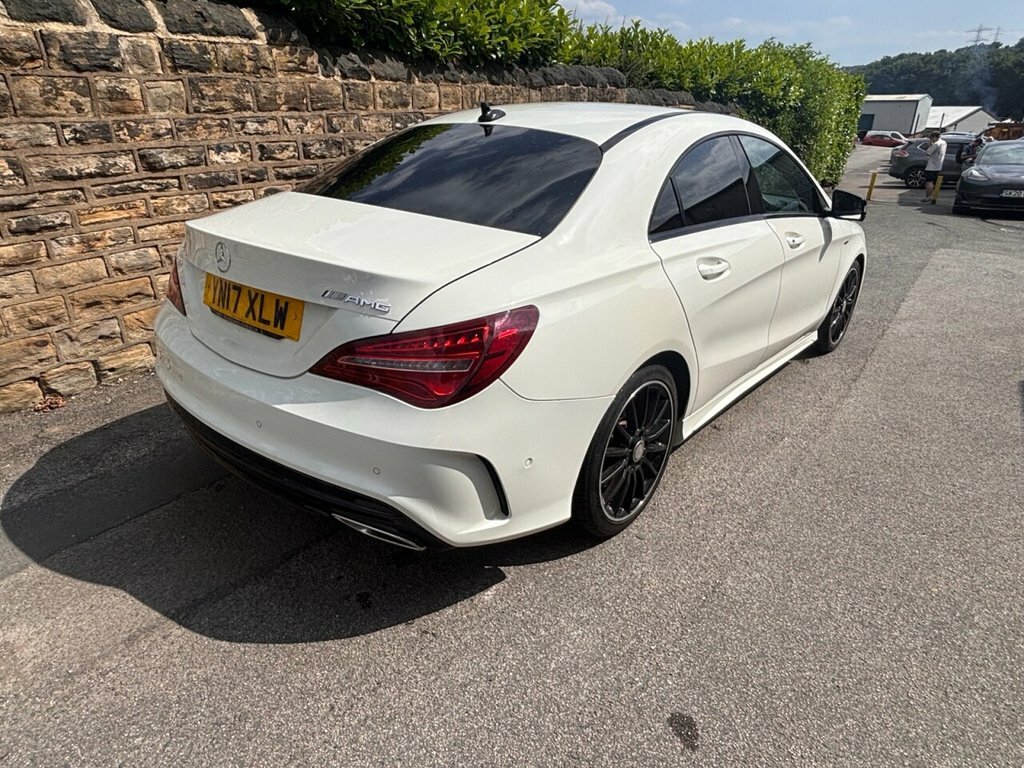 Mercedes-Benz CLA Class Saloon YN17XLW White #6