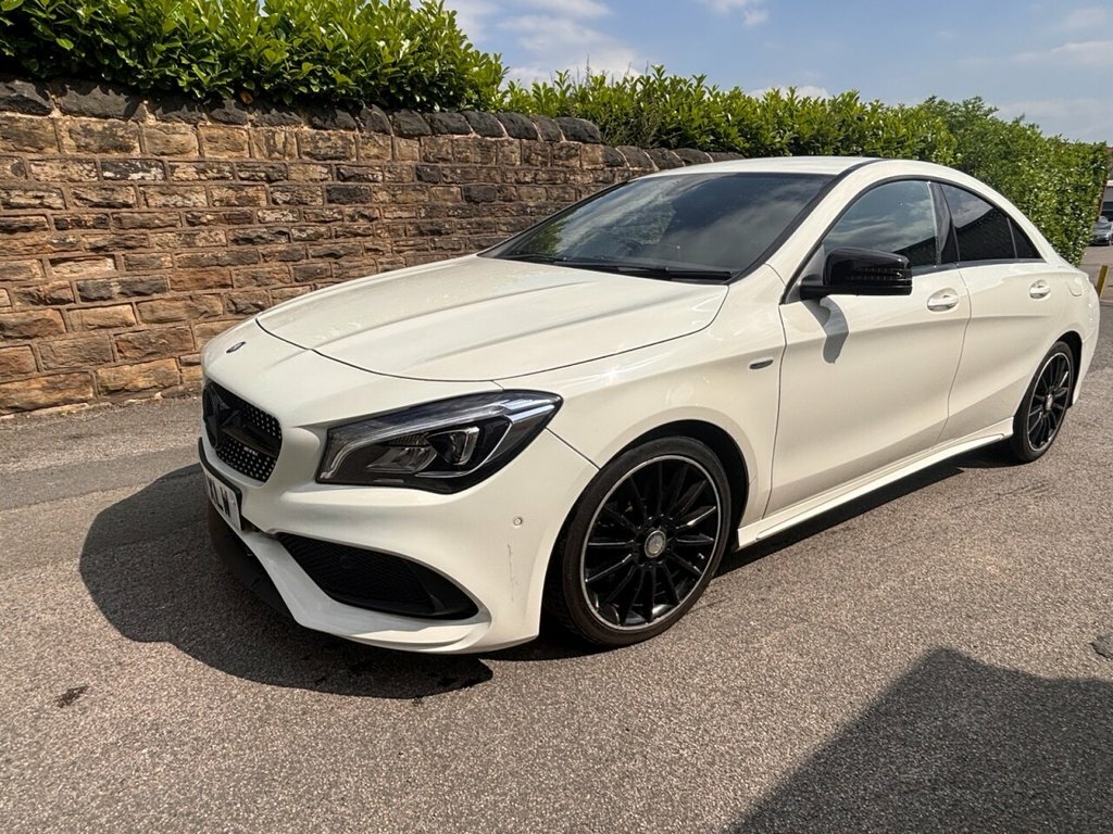 Mercedes-Benz CLA Class Saloon YN17XLW White #3