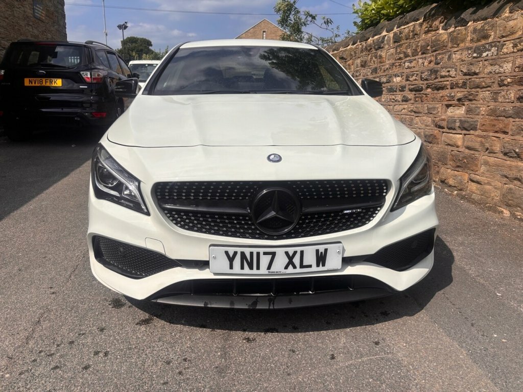 Mercedes-Benz CLA Class Saloon YN17XLW White #2