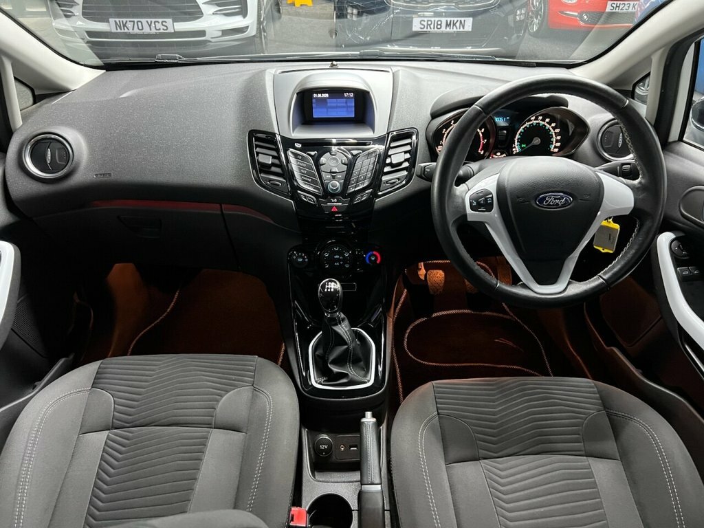 Ford Fiesta Hatchback SL66JRU White #2