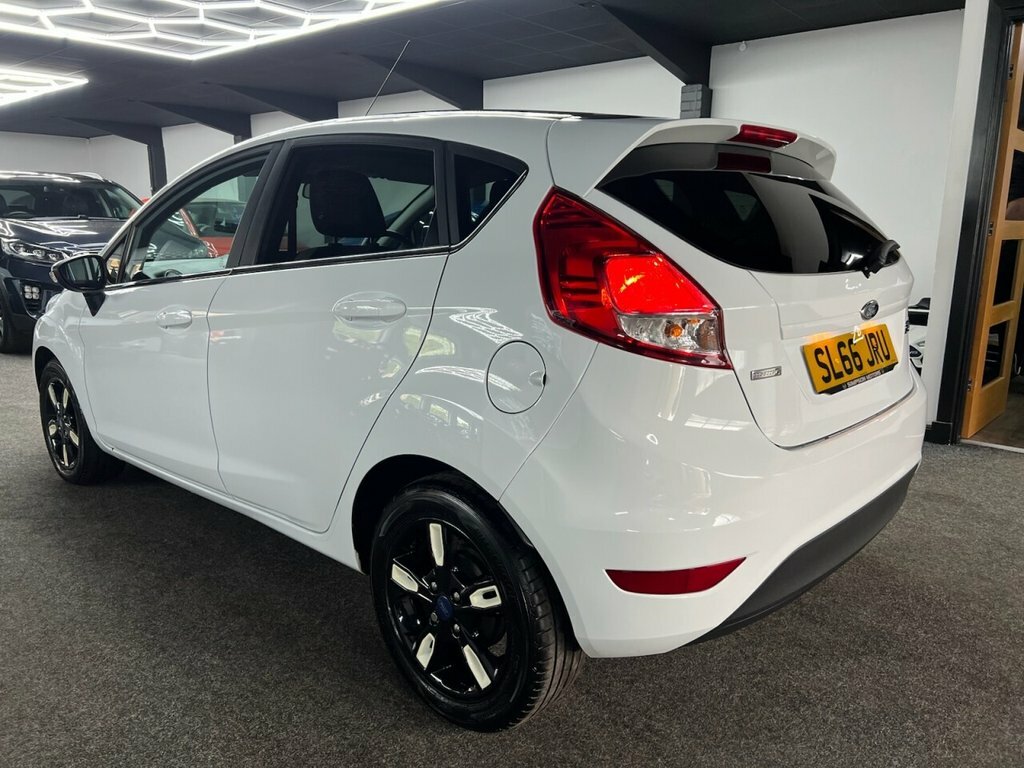 Ford Fiesta Hatchback SL66JRU White #5