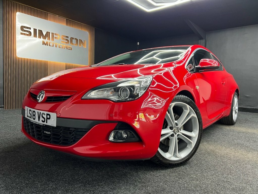 Vauxhall Astra GTC Coupe Red
