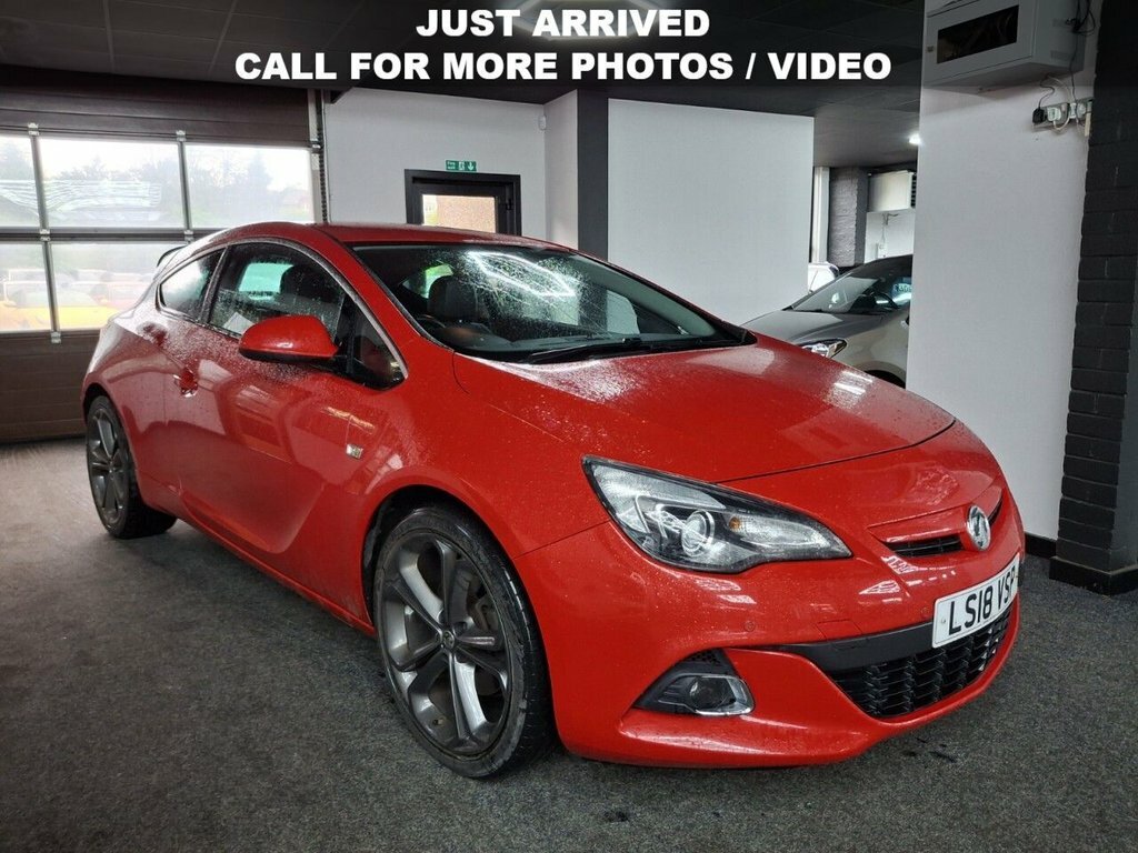 Vauxhall Astra GTC Coupe Red