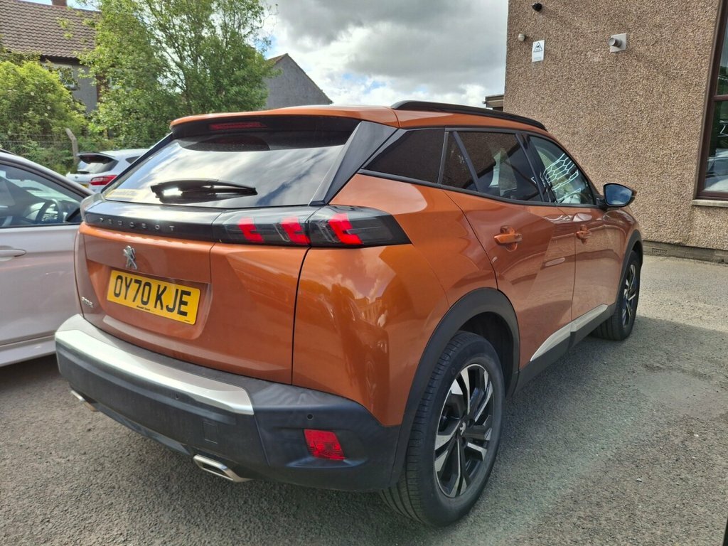 Peugeot 2008 2008 Allure Premium Puretech Ss OY70KJE Orange #3