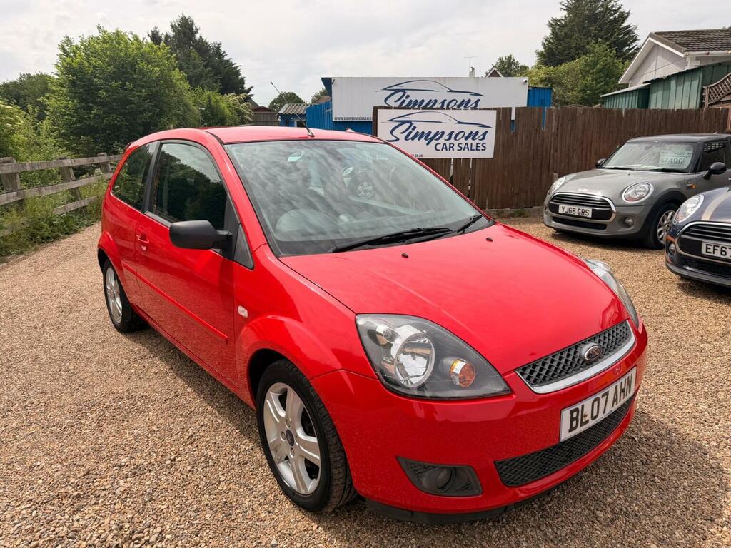 Ford Fiesta Hatchback 1.25 Zetec Climate 200707 Red