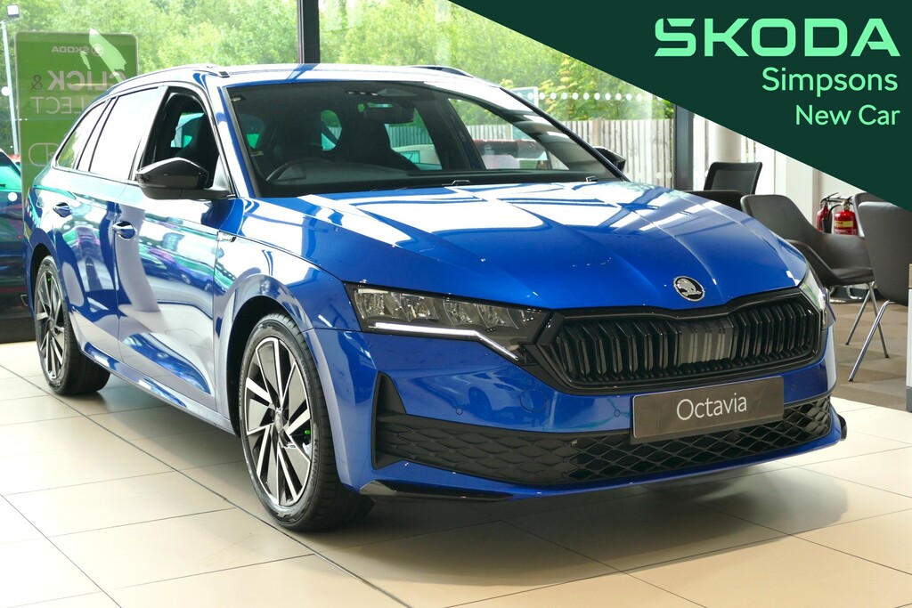 Skoda Octavia Octavia Estate Sportline 1.5 Tsi E-tec 150 Ps Dsg Blue