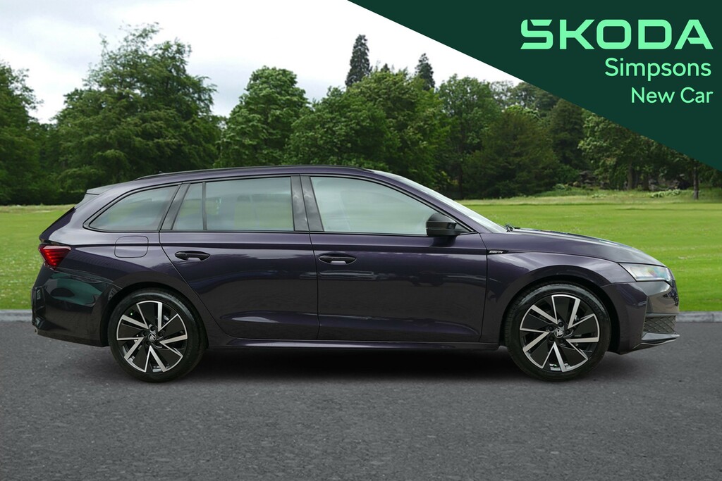 Skoda Octavia Octavia Estate Sportline 1.5 Tsi E-tec 150 Ps Dsg Purple #4