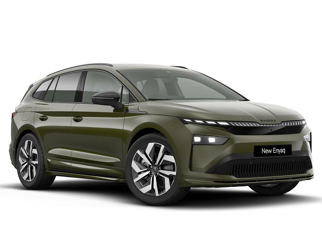Skoda ENYAQ Enyaq Sportline 85X 82 Kwh 286 Ps Single Speed 4X4 Green