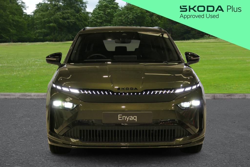 Skoda ENYAQ Enyaq Sportline 85X 82 Kwh 286 Ps Single Speed 4X4 Green #4