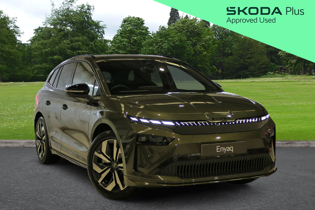 Skoda ENYAQ Enyaq Sportline 85X 82 Kwh 286 Ps Single Speed 4X4 Green
