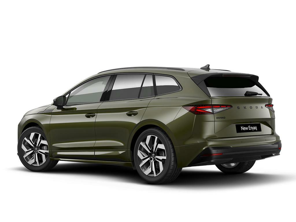 Skoda ENYAQ Enyaq Sportline 85X 82 Kwh 286 Ps Single Speed 4X4 Green #3