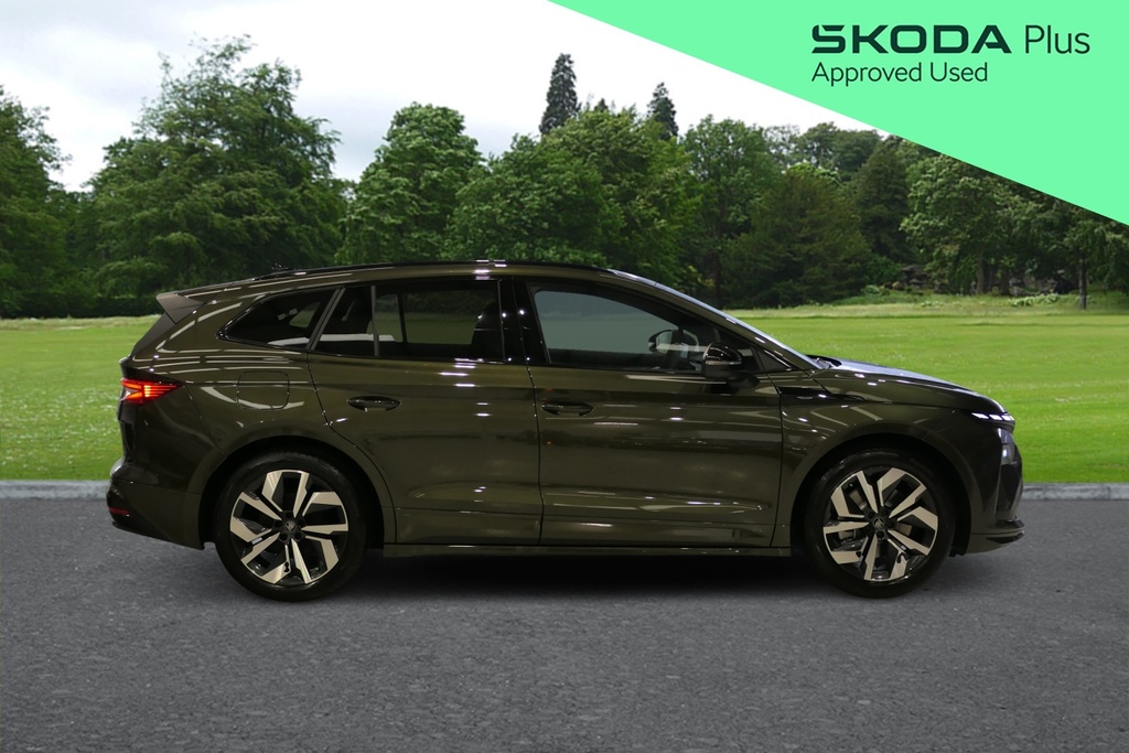 Skoda ENYAQ Enyaq Sportline 85X 82 Kwh 286 Ps Single Speed 4X4 Green #5