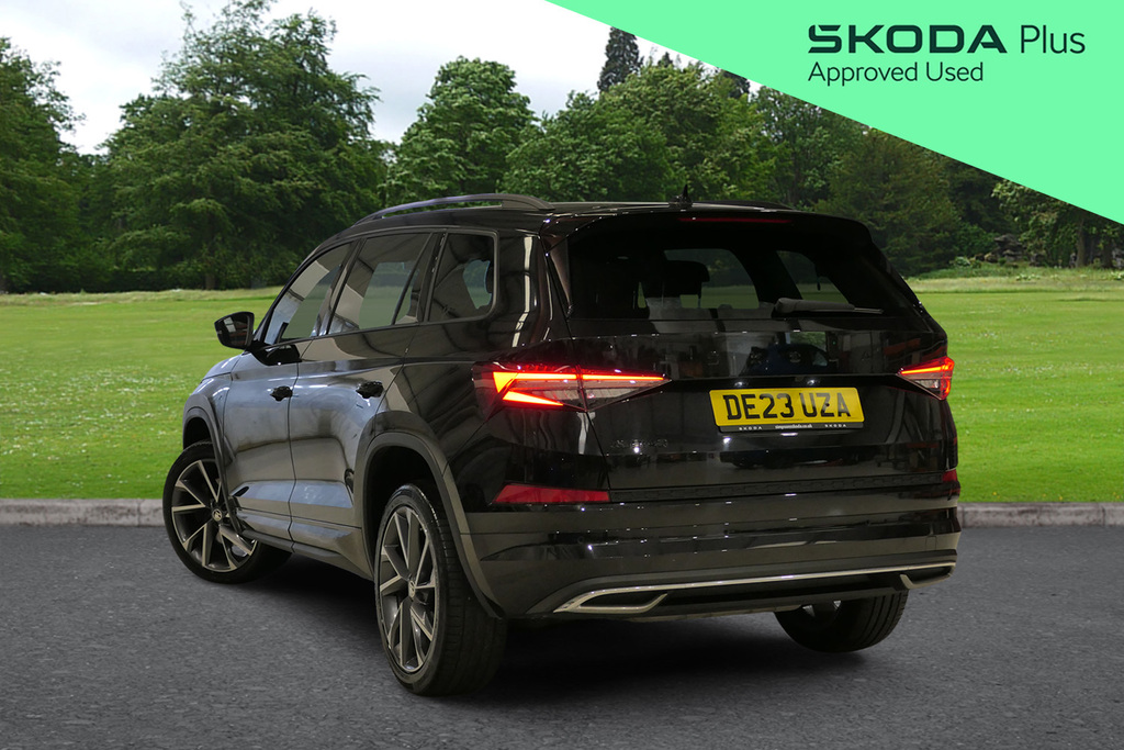 Skoda Kodiaq 2.0 Tsi 190 Sport Line 4X4 Dsg 7 Seat 190 P Black #3