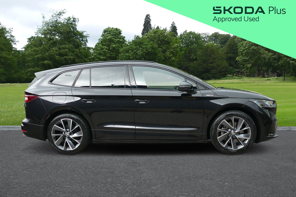Skoda ENYAQ 210Kw 85X Sportline Plus 82Kwh 4X4 286 P Black #4