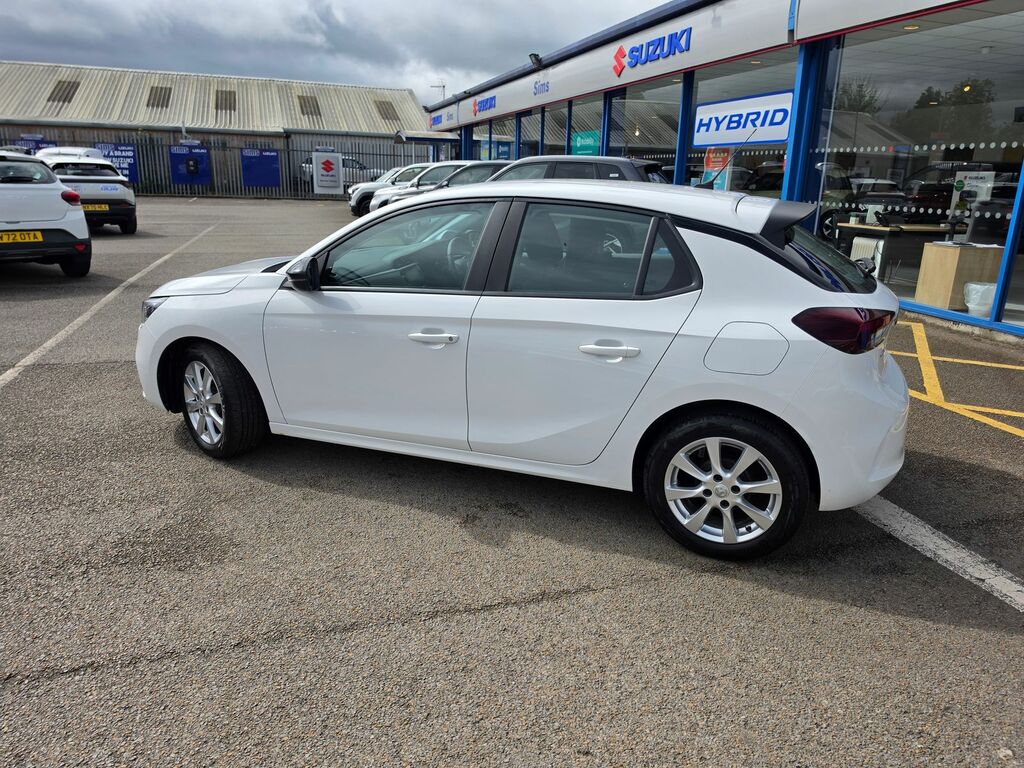 Vauxhall Corsa Corsa Hatchback NU73WJX White #4