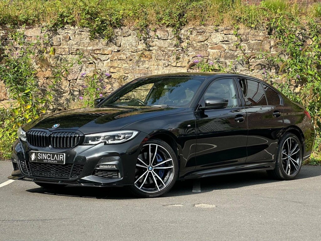 BMW 3 Series Saloon 2.0 320D M Sport Xdrive Euro 6 Ss 4 YE69WGZ Black #3
