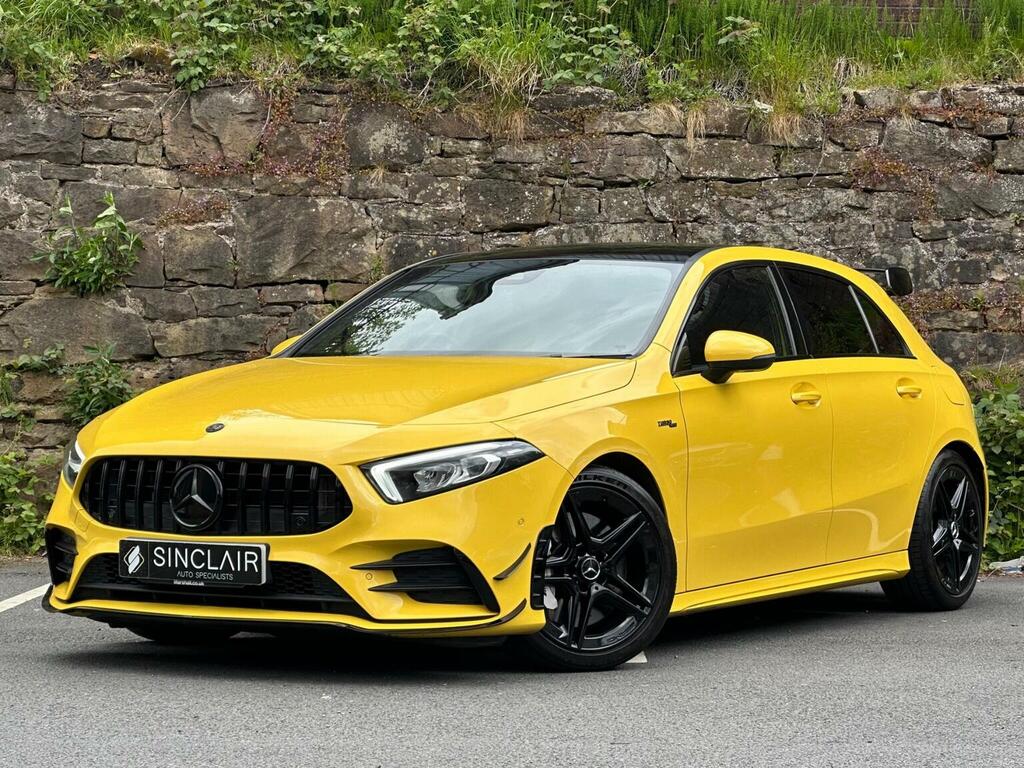 Mercedes-Benz A Class Hatchback 2.0 A35 Amg Executive Spds Dct 4Matic WV70MWP Yellow #3