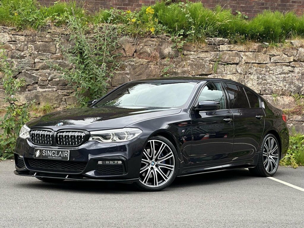 BMW 5 Series Saloon 3.0 530D M Sport Xdrive Euro 6 Ss 4 YB17FJA Black #3