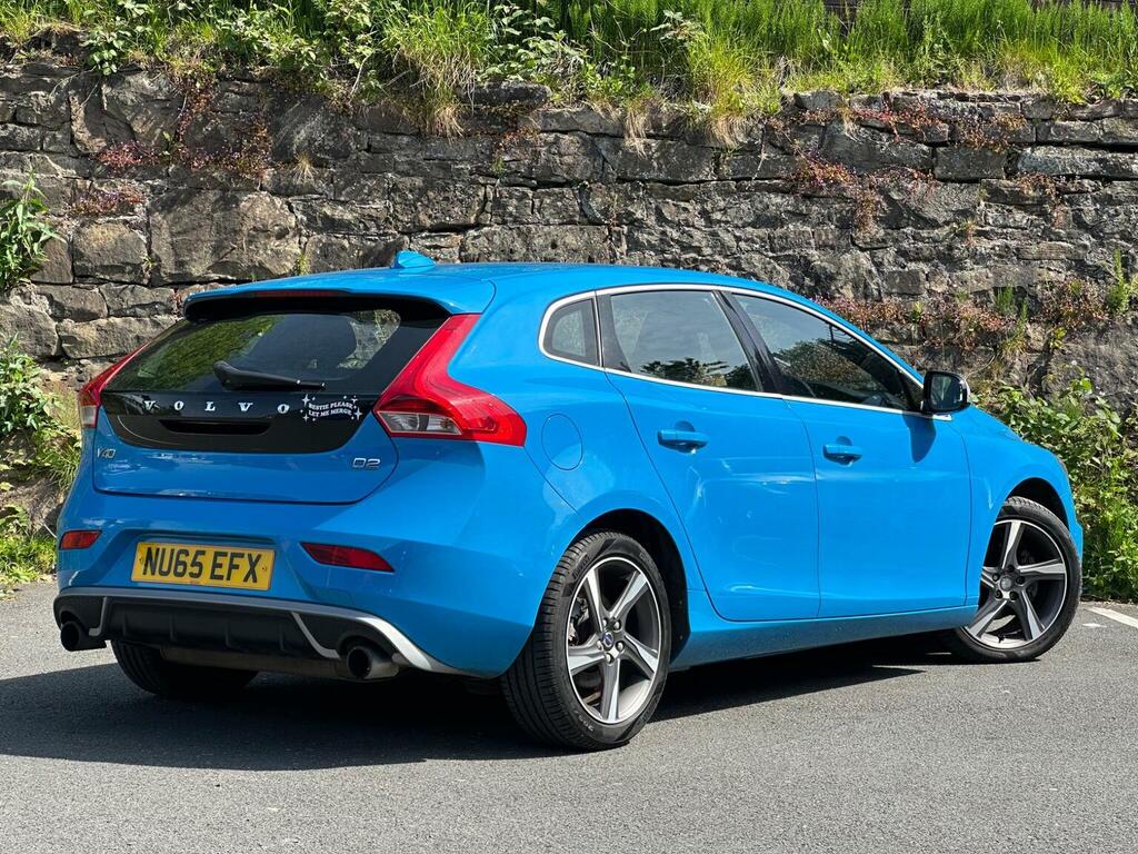 Volvo V40 Hatchback 1.6 D2 R-design Euro 5 Ss 20156 Blue #6