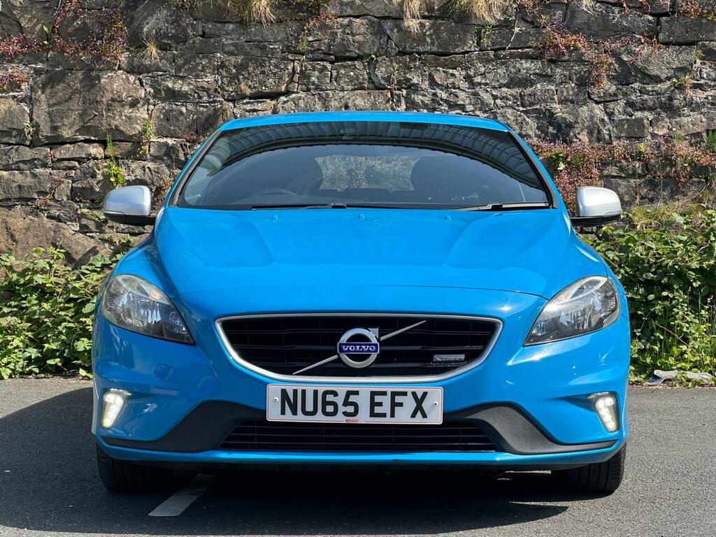Volvo V40 Hatchback 1.6 D2 R-design Euro 5 Ss 20156 Blue #2