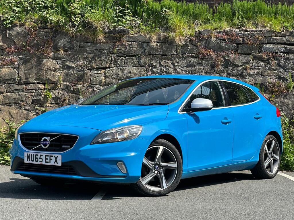 Volvo V40 Hatchback 1.6 D2 R-design Euro 5 Ss 20156 Blue #3