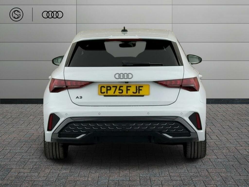 Audi A3 2.0 Tdi S Line Sportback S Tronic Euro 6 Ss CP75FJF White #6
