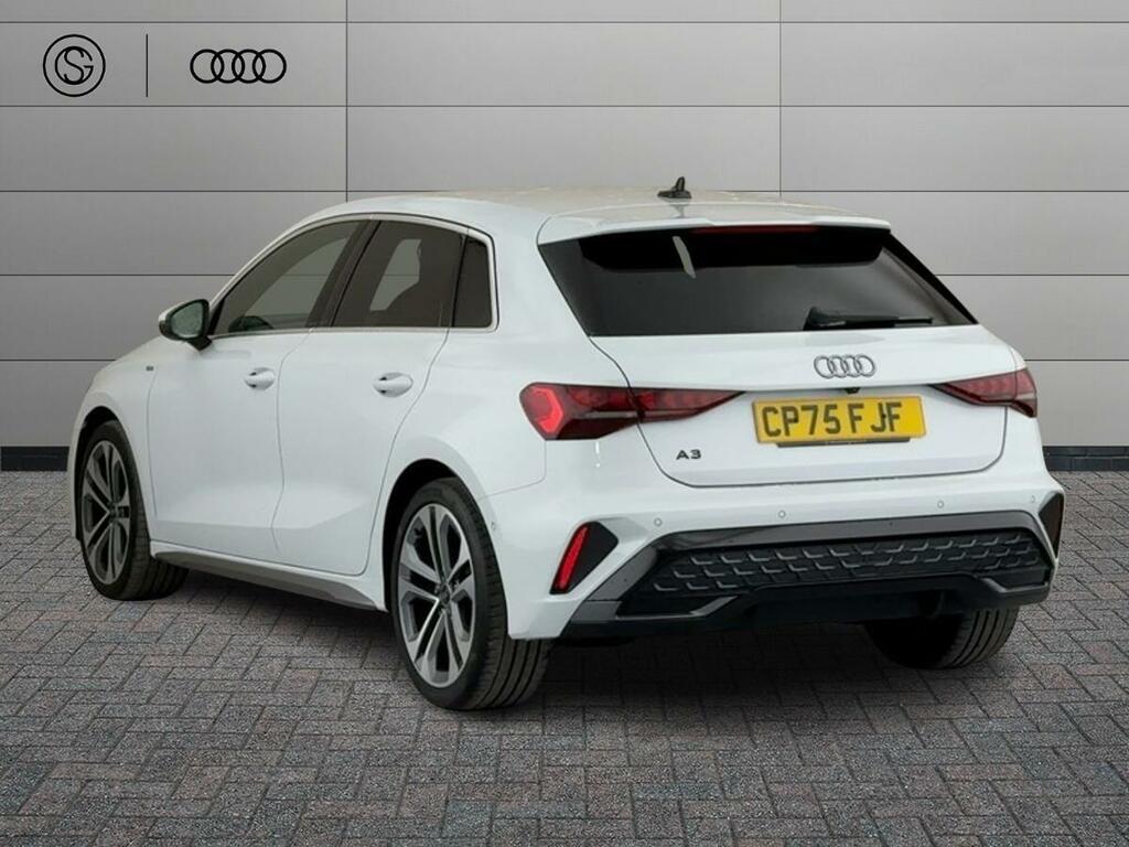 Audi A3 2.0 Tdi S Line Sportback S Tronic Euro 6 Ss CP75FJF White #2