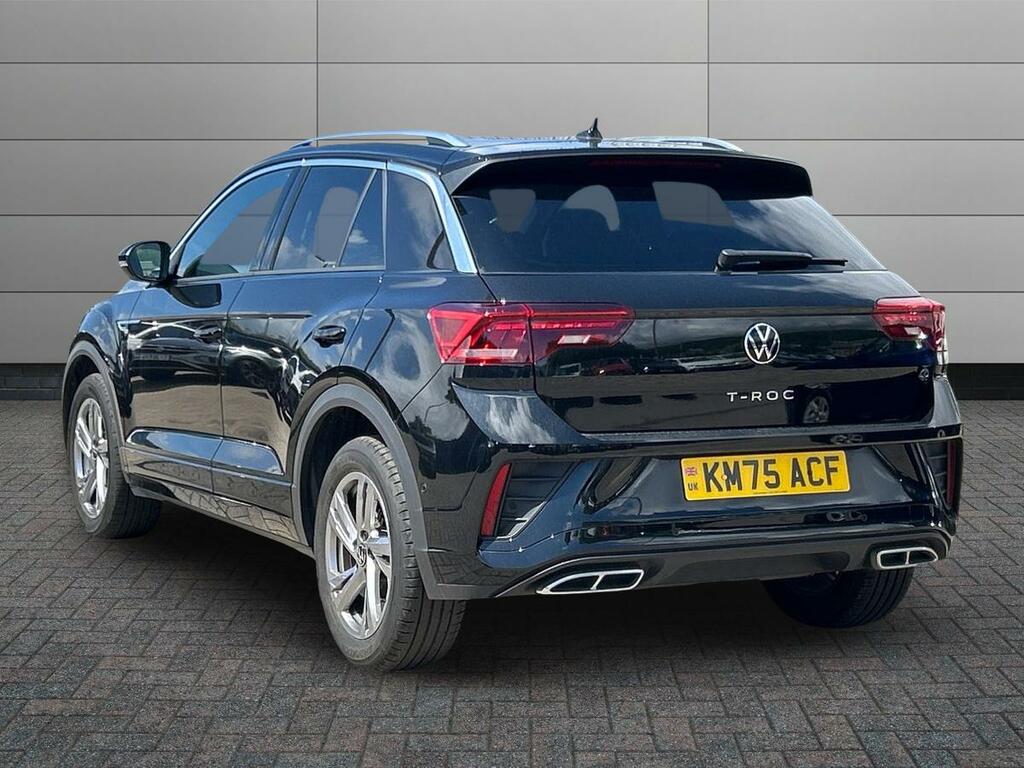 Volkswagen T-Roc 1.5 Tsi R-line Dsg Euro 6 Ss KM75ACF Black #2