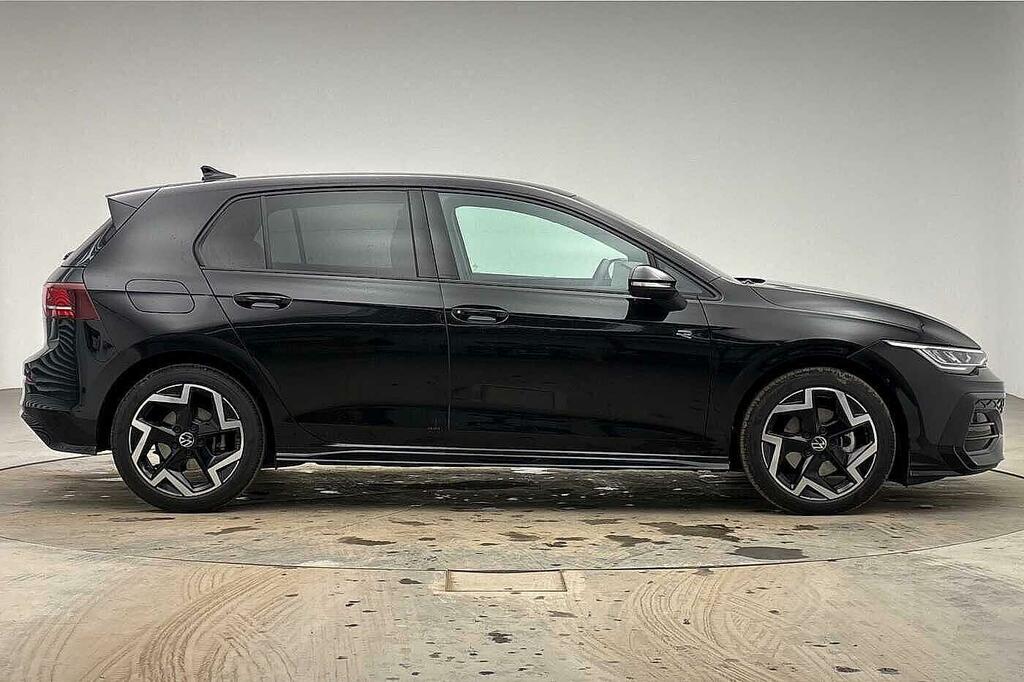 Volkswagen Golf 1.5 Tsi R-line Euro 6 Ss DE75NTX Black #4