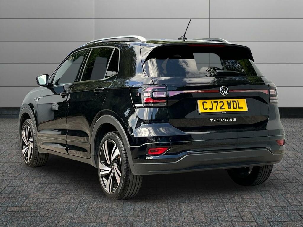 Volkswagen T-Cross 1.0 Tsi 110 R-line Volkswagen Warranty CJ72WDL Black #2