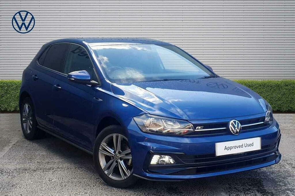 Volkswagen Polo 1.0 Tsi 95 R-line Volkswagen Warranty Blue