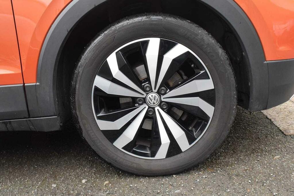 Volkswagen T-Cross 1.0 Tsi 115Ps Se Hatchback 17 Manila Alloys CV69NGY Orange #5