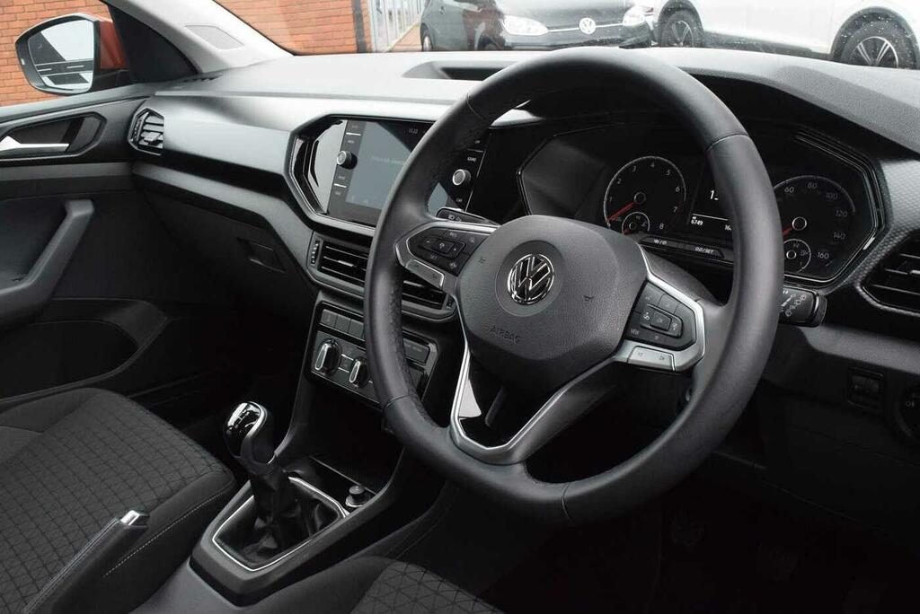 Volkswagen T-Cross 1.0 Tsi 115Ps Se Hatchback 17 Manila Alloys CV69NGY Orange #6