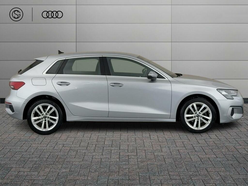 Audi A3 1.5 Tfsi 35 Sport Sportback S Tronic Euro 6 Ss CU73UDH Silver #5